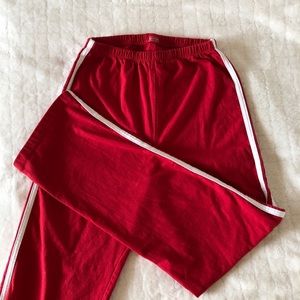 Brandy Melville Red Track Pants 🌹